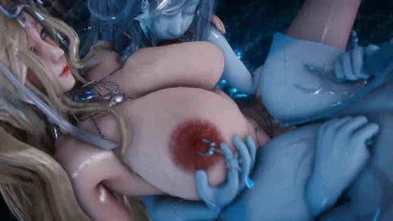 [3D/无修/CV] Elarbaby：D34-艾露娜 淫荡痴女女王前后夹击双穴爆肏中出 [5.2G/FM/WY]