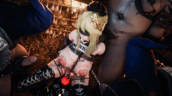 [3D/无修/CV] Elarbaby：D-25 阿尔托莉雅 金发巨乳御姐监禁拘束调教中 [1.6G/FM/WY]