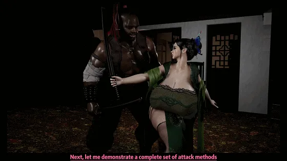 [3D/无修/CV] 依雯&妮妮(妮妮のスタジオ) 9月新作：Vision 3 爆乳黑丝人妻训练中被黑人师傅猥亵 [753M/FM/WY]