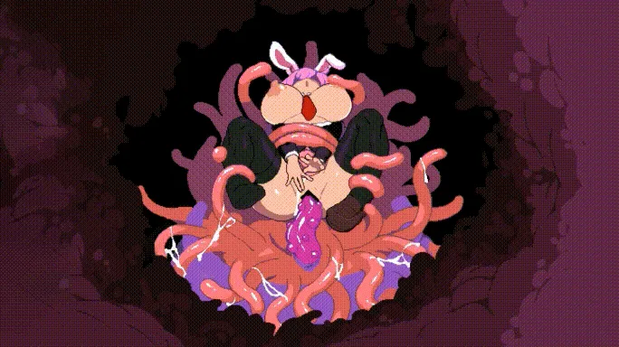 【像素动画/大爆発/纯啪】东方Pro~铃仙和异种奸洞穴 像素游戏CG录屏【314m/1080p/飞猫百度】