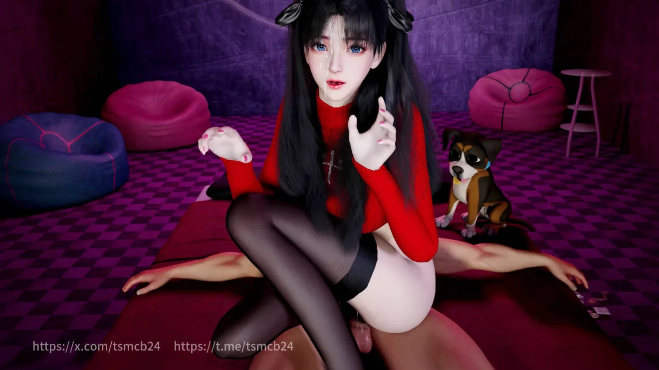 [VAM动画][天使没翅膀] 远坂凛 Chiwawa 吉娃娃摇 4K [1.66G/FM微云]