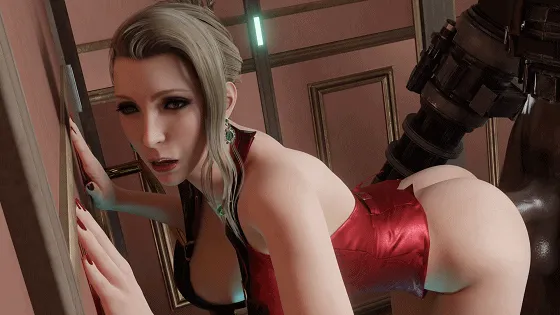 [3D/无修/CV] VatiWah 8月新作：FF7 Scarlet Elevator 史卡蕾特 性感御姐黑色巨根侵犯中出 [182M/FM/WY]
