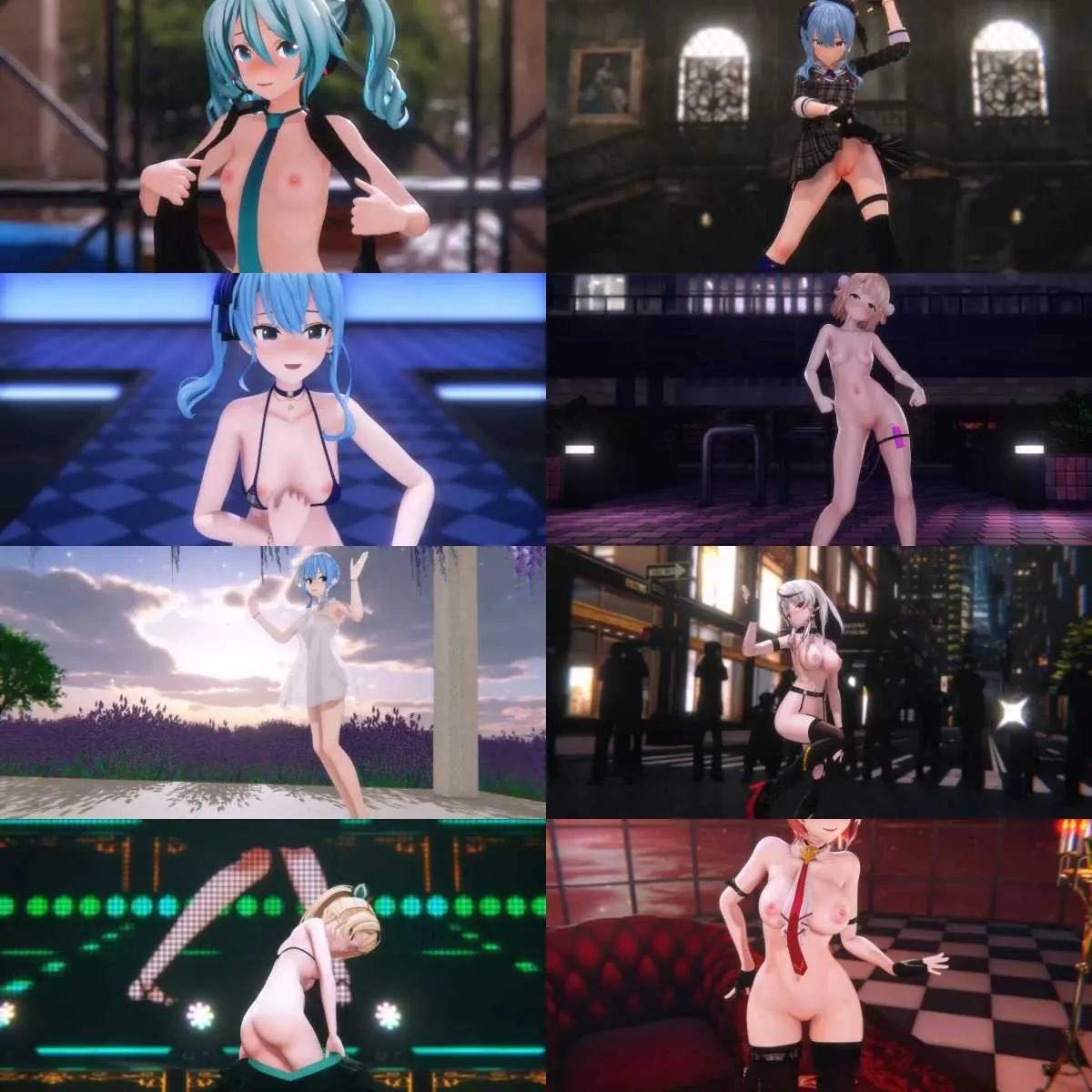 【MMD】【更新至2025.6.30】精品合集4_超高质量R18MMD_Kiido_丝滑舞脱【1.5G/8V】【FM转BD】