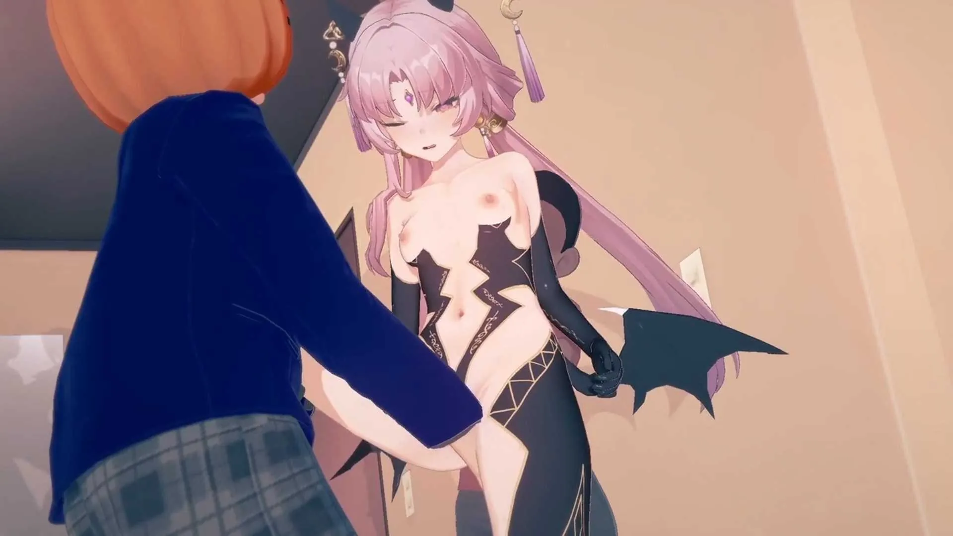 【MMD/tututu/纯啪】星铁NTR 符玄小姐因没给糖而被小鬼头艹【299m/1080p/飞猫百度】