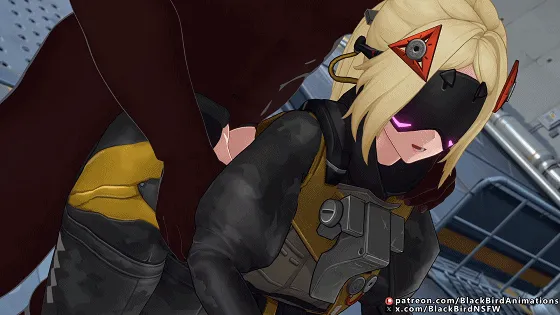 [3D/无修/CV] BlackBirdNSFW 6月新作：艾玛+不知火舞+扳机 性感御姐黑色巨根口爆颜射后入中出 [1.3G/FM/WY]