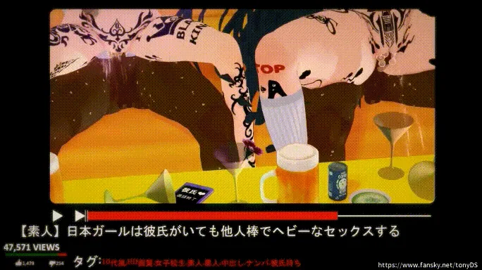 【MMD/托尼带水/纯啪/QOS】碧蓝航线NTR 舰娘出轨记录1+2【416m/1080p/飞猫百度】