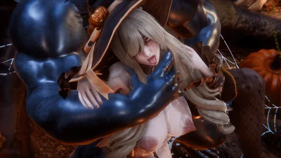 [3D/无修/CV] Elarbaby：D-19 魔女 巨乳黑丝御姐狼人大屌后入爆肏 [1.9G/FM/WY]