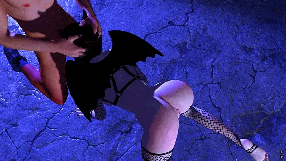 [3D/动态/VAM] fengying：‎小恶魔调教 黑丝渔网少女狗爬式后入爆肏 [928M/FM/WY]