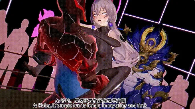 【MMD/全民制作人/纯啪】星铁 布洛妮娅和地下擂台【390m/1080p/飞猫百度】