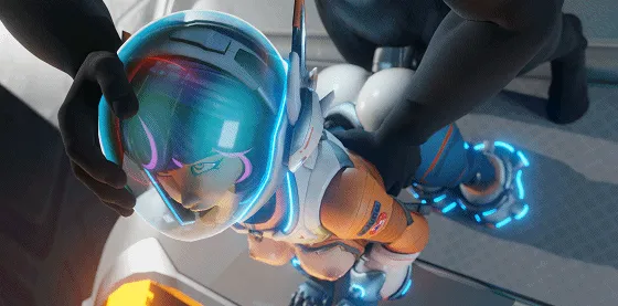 [3D/无修/CV] BlueBerg 9月新作：2B+猎空+阿狸+娜瑶+爱丽丝 性感女神异种巨根激情爆肏 [309M/FM/WY]