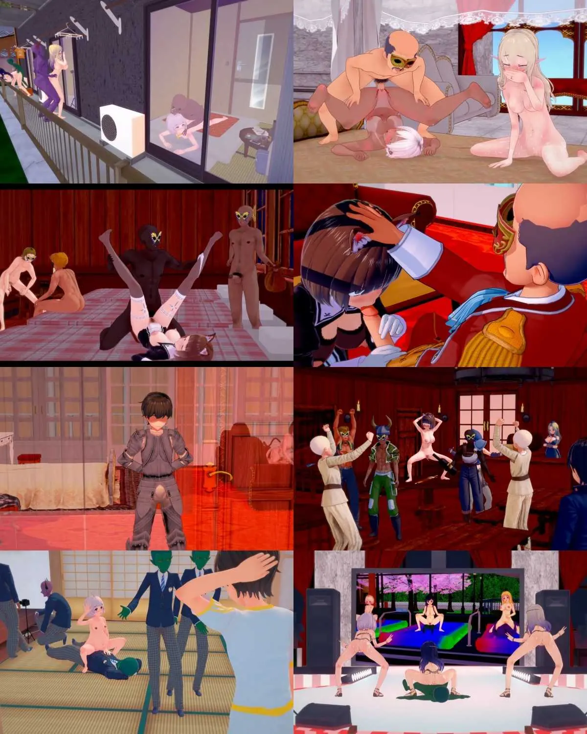 【MMD】【更新至2025.8.12】精品合集_高质量R18MMD_ななし_纯啪_乱交【1.9G/9V】【FM转BD】
