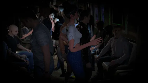 [3D/夫目前犯/NTR] 牛头人爱好者：春姑-地铁NTR 性感黑丝人妻在丈夫面前被电车痴汉侵犯中出 [中字] [2.1G/FM/WY]