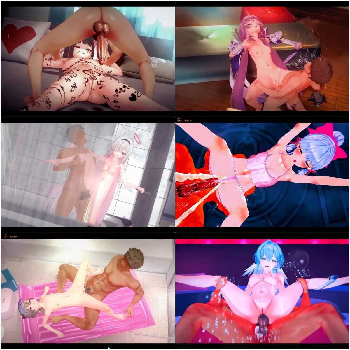 【MMD】【更新至2025.4.21】精品合集1_中高质量R18MMD_NuoNuo【1.1G/6V/熟肉】【FM转BD】