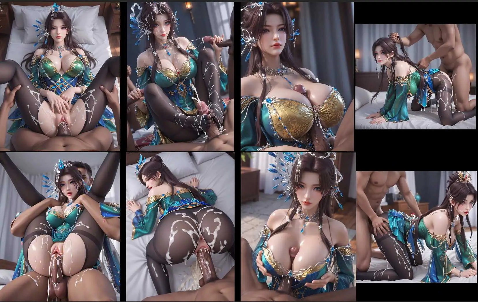 AI动画-云深不知梦-曦和之无声的性【1.81G-38.17分钟】没声音-飞猫+百度