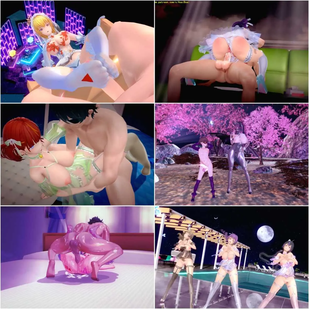 【MMD】【更新至2025.4.23】精品合集5_高质量R18MMD_AsaiBsai【1.4G/6V】【FM转BD】